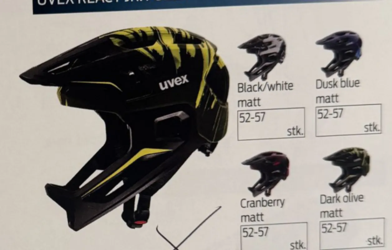 UVEX React Jr. Fullface