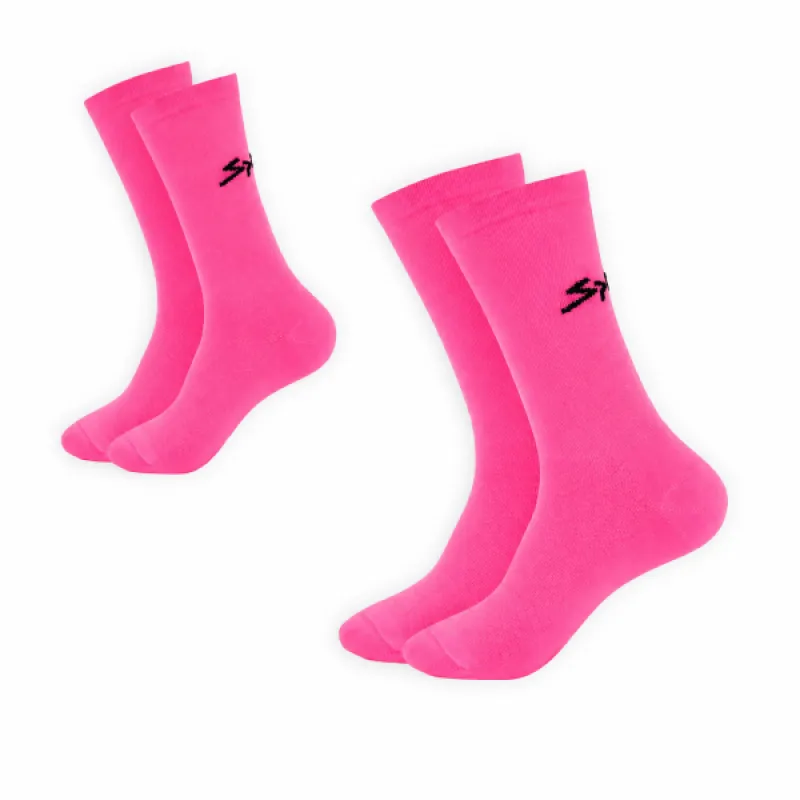 Spiuk Sokker 3-pack Rosa Kort