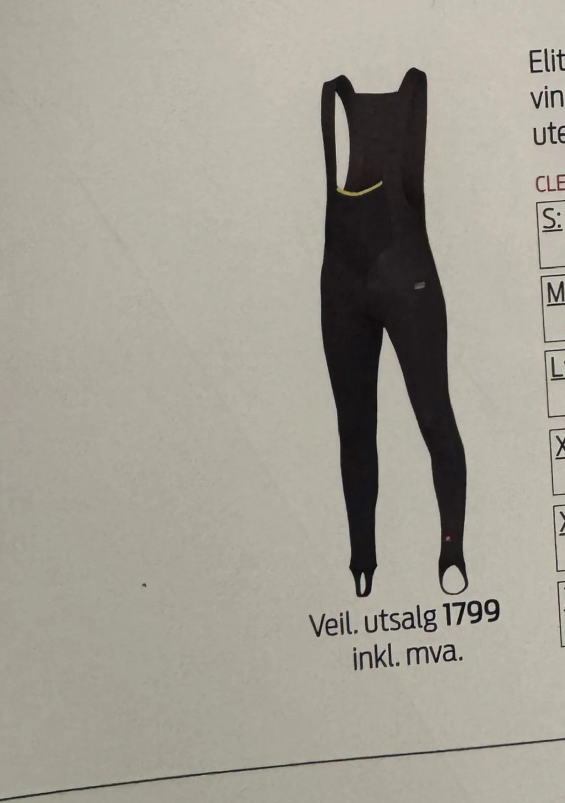 Spiuk Elite Lang Bib Tights Vindtett